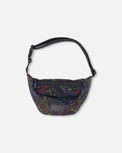 Load image into Gallery viewer, deux par deux Fanny Pack - Black Dinosaur Print