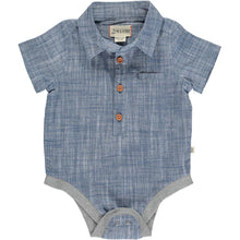 Load image into Gallery viewer, Me &amp; Henry Baby Boys Helford Woven Onesie
