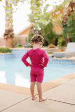 Load image into Gallery viewer, Current Tyed "Brights" Hot Pink Sunsuit