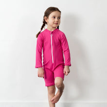 Load image into Gallery viewer, Current Tyed "Brights" Hot Pink Sunsuit