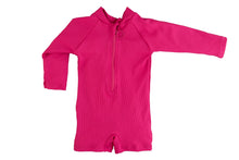 Load image into Gallery viewer, Current Tyed "Brights" Hot Pink Sunsuit