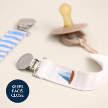 Load image into Gallery viewer, Itzy Ritzy Clip - Fabric Pacifier Strap