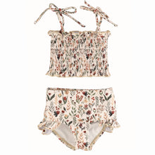 Load image into Gallery viewer, Current Tyed The "Ivy" Girls High Waist Smocked Bikini