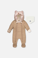 Load image into Gallery viewer, deux par deux Baby One Piece Snowsuit For Car Seats - Taupe