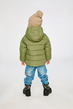 Load image into Gallery viewer, deux par deux Car Seat-Compatible Winter Coat - Olive Green