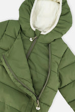 Load image into Gallery viewer, deux par deux Car Seat-Compatible Winter Coat - Olive Green
