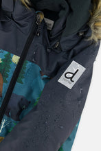 Load image into Gallery viewer, deux par deux DISCOVER One-Piece Snowsuit - Blue w/Bear Print