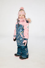 Load image into Gallery viewer, deux par deux DISCOVER One-Piece Snowsuit - Blue & Pink w/Unicorn Print