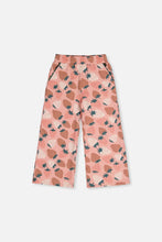 Load image into Gallery viewer, deux par deux Girls Wide Leg Sweatpants - Pink Strawberry Print