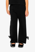 Load image into Gallery viewer, deux par deux Girls Milano Flare Legs Pants - Black