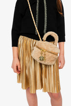 Load image into Gallery viewer, deux par deux Girls Faux Fur Small Bag - Beige