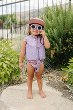 Load image into Gallery viewer, Current Tyed The "Kinsley" Girls 2 Piece Twirl Rashguard Set