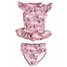 Load image into Gallery viewer, Current Tyed The "Kinsley" Girls 2 Piece Twirl Rashguard Set
