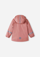 Load image into Gallery viewer, Reima Lampi Rubber Rain Jacket - Rose Blush