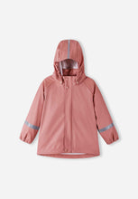 Load image into Gallery viewer, Reima Lampi Rubber Rain Jacket - Rose Blush