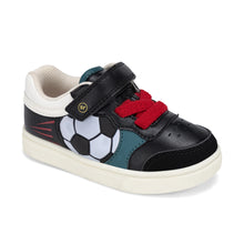 Load image into Gallery viewer, Stride Rite Lighted Goal Sneaker - Black Multi