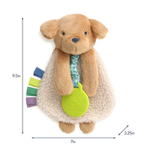 Load image into Gallery viewer, Itzy Ritzy Lovey Plush & Silicone Teether Toy