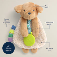 Load image into Gallery viewer, Itzy Ritzy Lovey Plush & Silicone Teether Toy
