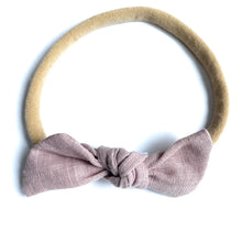 Load image into Gallery viewer, Baby Wisp Megan Tie Knot Bow Headband