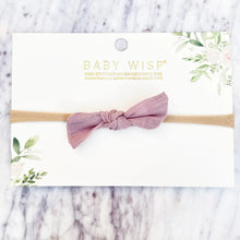 Load image into Gallery viewer, Baby Wisp Megan Tie Knot Bow Headband