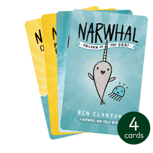Load image into Gallery viewer, Yoto Player Card - The Narwhal and Jelly Collection (4 Cards)