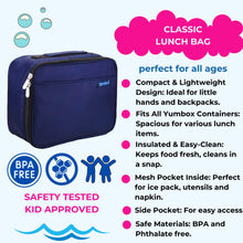 Load image into Gallery viewer, Yumbox Classic Lunch Bag - Navy Blue