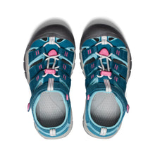 Load image into Gallery viewer, Keen Girls Kids Newport H2 Sandals - Legion Blue/Hot Pink