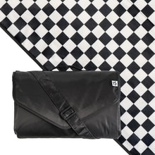 Load image into Gallery viewer, Tiny Twinkle Outdoor Blanket - Black Checkers