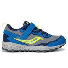 Load image into Gallery viewer, Saucony Peregrine KDZ A/C Sneaker - Grey/Royal