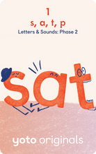 Load image into Gallery viewer, Yoto Player Card - Phonics: Letters & Sounds: Phase 2