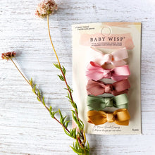 Load image into Gallery viewer, Baby Wisp Chelsea Bow Clips - 5 PK