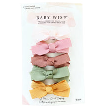Load image into Gallery viewer, Baby Wisp Chelsea Bow Clips - 5 PK