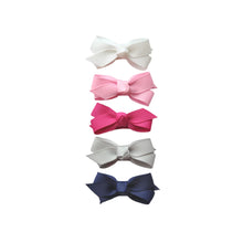 Load image into Gallery viewer, Baby Wisp Chelsea Bow Clips - 5 PK