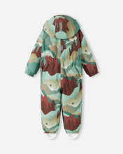Load image into Gallery viewer, Reima Puhuri Baby/Toddler ReimaTec Waterproof Snowsuit - Stone Green