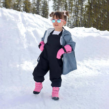 Load image into Gallery viewer, Jan & Jul Kids Fleece Lined Cozy-Dry Rain Bib Pants