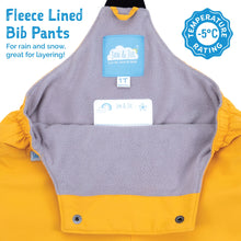 Load image into Gallery viewer, Jan & Jul Kids Fleece Lined Cozy-Dry Rain Bib Pants
