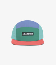 Load image into Gallery viewer, Headster Kids Runner Nylon Five Panel - Coral Reef