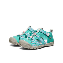 Load image into Gallery viewer, Keen Girls Toddler/Kids Seacamp II CNX - Bright Aqua/Giggle Pink