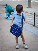 Load image into Gallery viewer, Yumbox Classic Lunch Bag - Shark Print