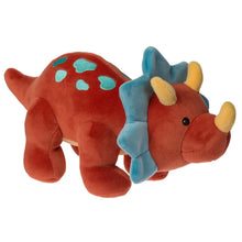 Load image into Gallery viewer, Mary Meyer 10" Smootheez Triceratops Dino - Red