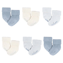 Load image into Gallery viewer, Just Born Baby Socks - 6 Pack