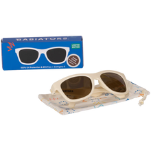 Load image into Gallery viewer, Babiators Navigator Sunglasses - Sweet Cream