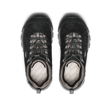 Load image into Gallery viewer, Keen Kids Targhee IV Waterproof Hiking Shoe - Black/Steel Grey