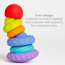Load image into Gallery viewer, Ubbi Teether Totter Silicone Tower Toy