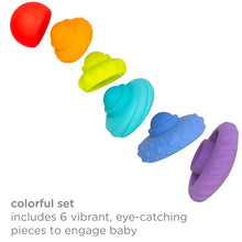 Load image into Gallery viewer, Ubbi Teether Totter Silicone Tower Toy