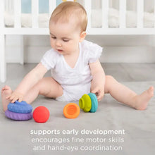 Load image into Gallery viewer, Ubbi Teether Totter Silicone Tower Toy