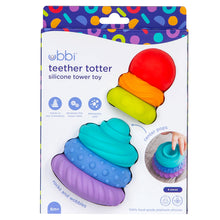 Load image into Gallery viewer, Ubbi Teether Totter Silicone Tower Toy