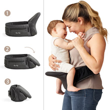 Load image into Gallery viewer, Itzy Ritzy Hold & Fold™ Hip Seat Baby Carrier