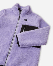 Load image into Gallery viewer, Reima Turilas Sherpa Fleece Jacket - Lilac Amethyst