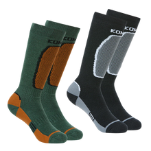 Load image into Gallery viewer, Kombi Brave Midweight Ski Socks Twin Pack- Children